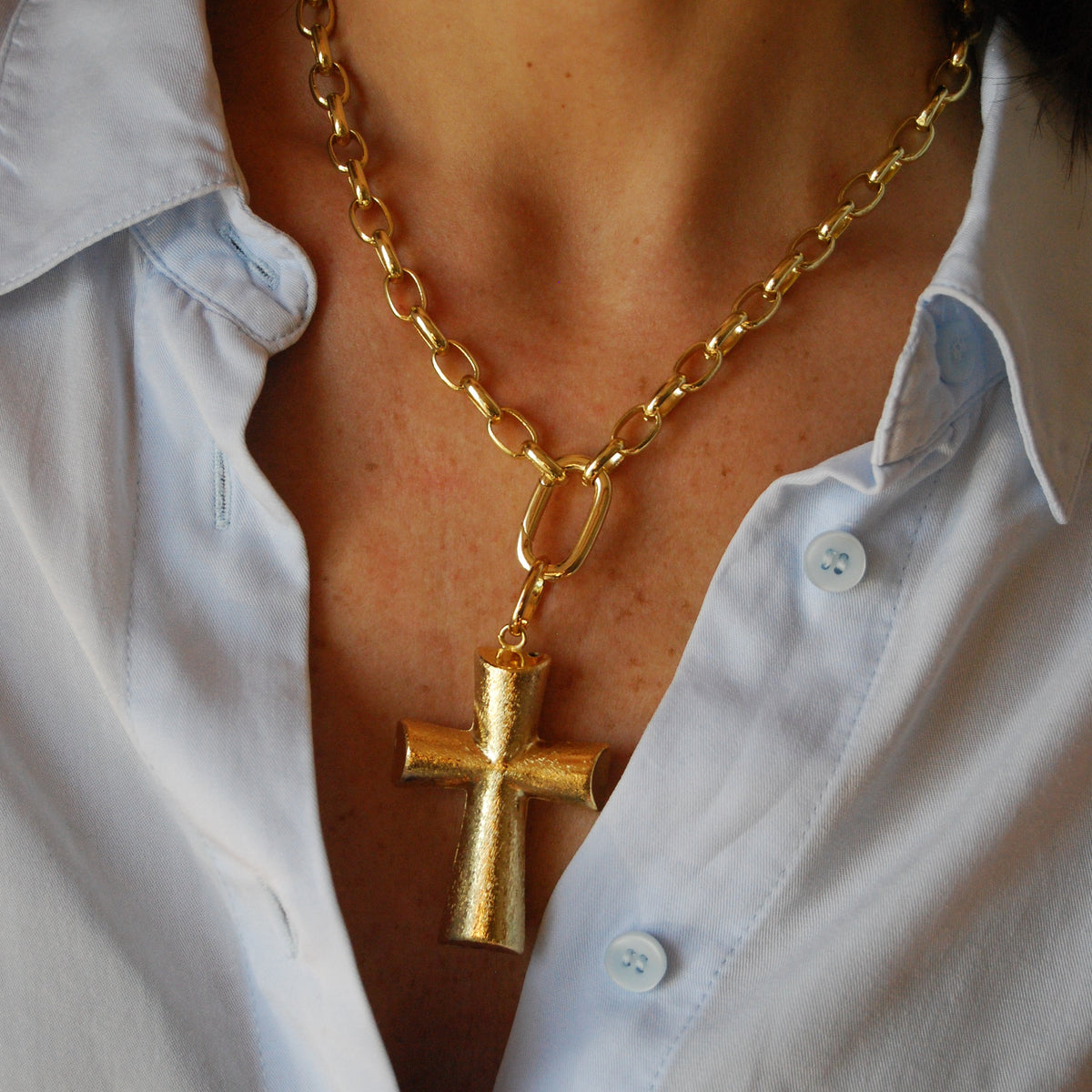 Collar cruz XL